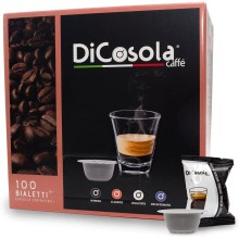 100 INTENSO - BIALETTI ALLUMINIO DI COSOLA CAFFE' COMPATIBILI